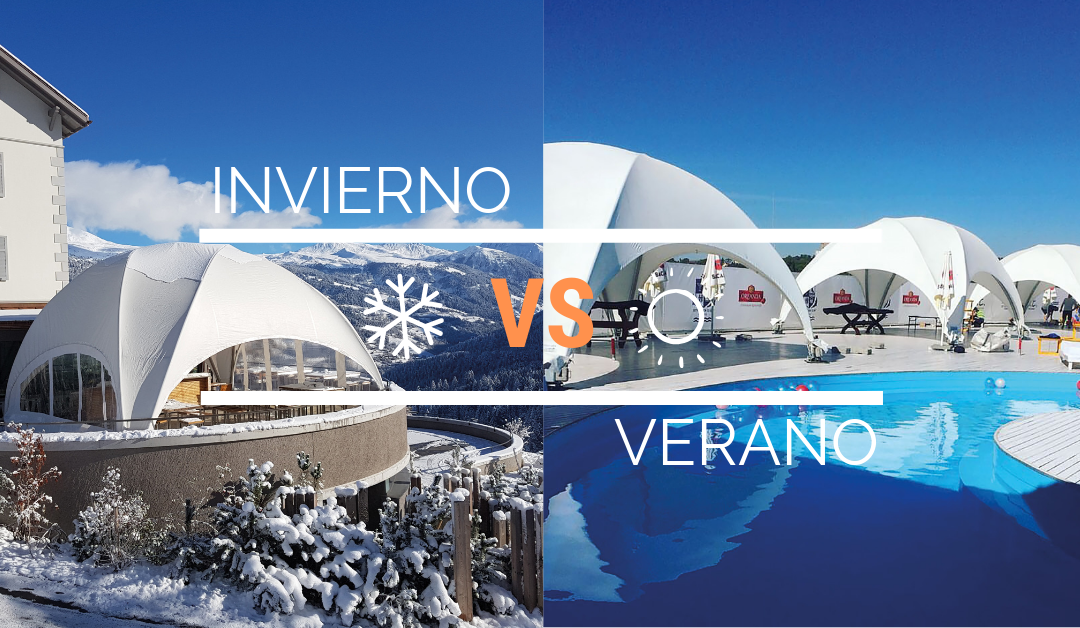 Carpas para eventos: Invierno vs Verano